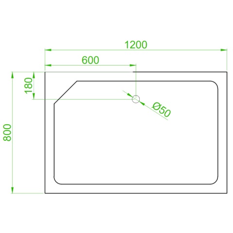KABINA PRYSZNICOWA Z HYDROMASAŻEM ALMA PRAWA SZCZOTKOWANY CHROM 120x80