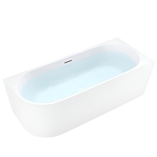 WANNA WOLNOSTOJĄCA PRZYŚCIENNA MERA2-509C2-R-P-WH PRAWA BIAŁA PRZELEW BIAŁY 160x75 CM