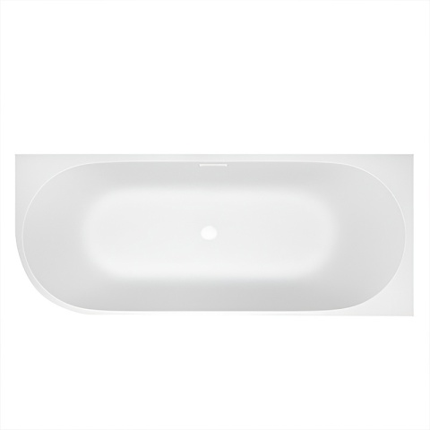 WANNA WOLNOSTOJĄCA PRZYŚCIENNA MERA2-509C2-R-P-WHMT PRAWA BIAŁA PRZELEW BIAŁY MAT 160x75CM