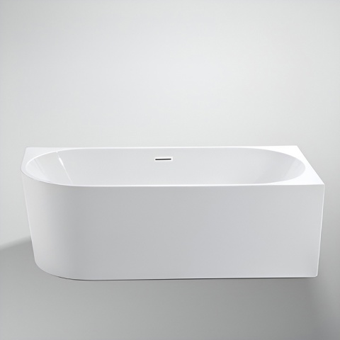 WANNA WOLNOSTOJĄCA PRZYŚCIENNA MERA2-509C2-R-P-WHMT PRAWA BIAŁA PRZELEW BIAŁY MAT 160x75CM