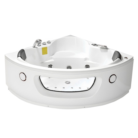 WANNA Z HYDROMASAŻEM FLORES 601 BIAŁA 140x140 CM