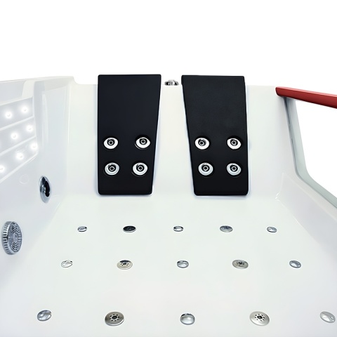 WANNA Z HYDROMASAŻEM Z PODGRZEWACZEM IMPERIA 610H BIAŁA 180x120 CM