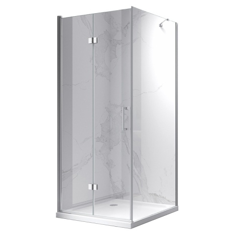 KABINA PRYSZNICOWA KWADRATOWA ZES-KZ20B-80 CHROM 80x80 CM