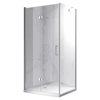 KABINA PRYSZNICOWA PROSTOKĄTNA ZES-KZ20D-100X90 CHROM 100x90 CM