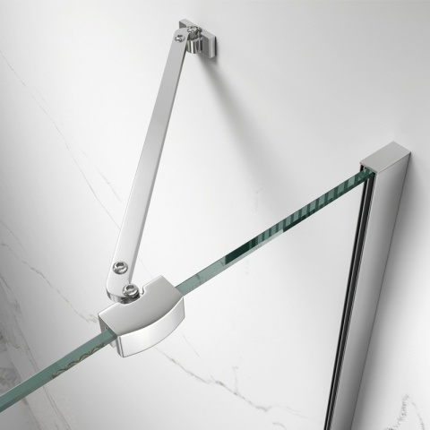 KABINA PRYSZNICOWA PROSTOKĄTNA ZES-KZ20D-100X90 CHROM 100x90 CM