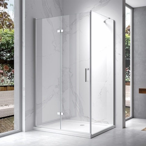 KABINA PRYSZNICOWA PROSTOKĄTNA ZES-KZ20E-110X90 CHROM 110x90 CM