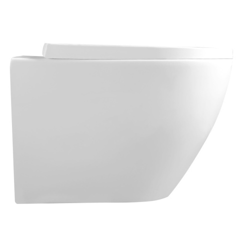 ZESTAW PODTYNKOWY WC STELAŻ GEBERIT DUOFIX MISKA FLOW-WH-TR-02 PRZYCISK DELTA 50 CZARNY POŁYSK