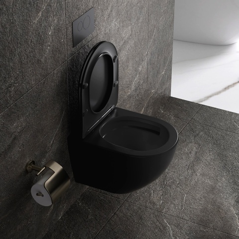 ZESTAW PODTYNKOWY WC STELAŻ GEBERIT DUOFIX MISKA NERO-MTB-03 PRZYCISK DELTA 30 CHROM