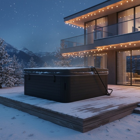 ZIMOWANIE WANNY SPA USŁUGA AUTORYZOWANEGO SERWISU HYDROSAN