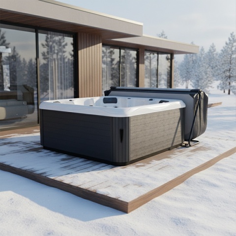 ZIMOWANIE WANNY SPA USŁUGA AUTORYZOWANEGO SERWISU HYDROSAN