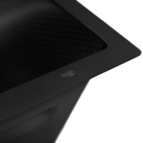 ZLEWOZMYWAK JEDNOKOMOROWY WIELOFUNKCYJNY ALFA 68X45 CZARNY ZLEW KUCHENNY