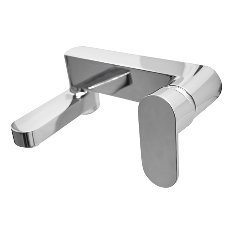 BATERIA WANNOWA ŚCIENNA PRYSZNICOWA NATRYSKOWA ZESTAW F304A CHROM