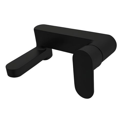 BATERIA WANNOWA ŚCIENNA PRYSZNICOWA NATRYSKOWA ZESTAW F304B-BL CZARNA