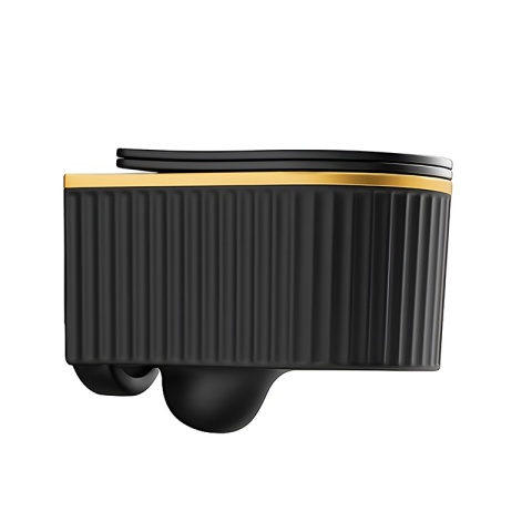 MISKA WC WISZĄCA RIMLESS LUMA-MTB-GL-RIM-03 CZARNY MAT DESKA WOLNOOPADAJĄCA DUROPLAST