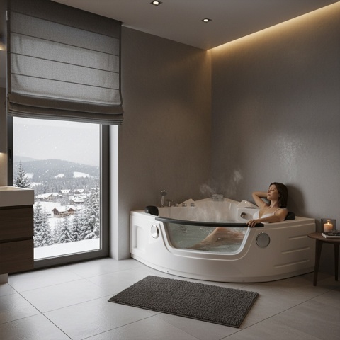 WANNA SPA Z HYDROMASAŻEM ORINO 632C 135x135 CM