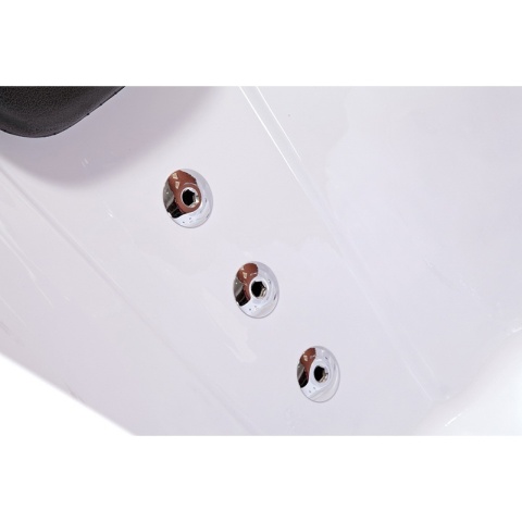 WANNA Z HYDROMASAŻEM Z PODGRZEWACZEM CARMEN 631RH PRAWA BIAŁA 180x120 CM