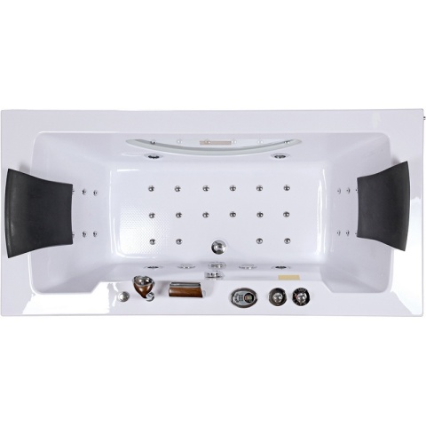 WANNA Z HYDROMASAŻEM Z PODGRZEWACZEM LEVANTE 659H BIAŁA 180x90 CM