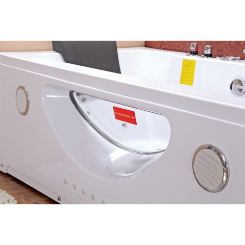 WANNA Z HYDROMASAŻEM Z PODGRZEWACZEM LEVANTE 659H BIAŁA 180x90 CM