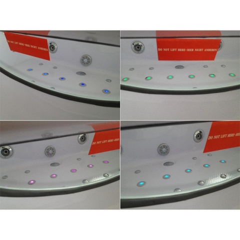 WANNA Z HYDROMASAŻEM Z PODGRZEWACZEM LEVANTE 659H BIAŁA 180x90 CM