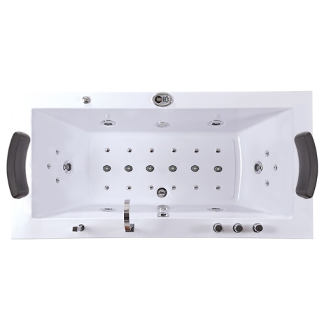 WANNA Z HYDROMASAŻEM Z PODGRZEWACZEM RAMONA 640H BIAŁA 180x90 CM