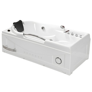 WANNA Z HYDROMASAŻEM Z PODGRZEWACZEM RAMZES 634H BIAŁA 168x85 CM