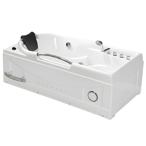 WANNA Z HYDROMASAŻEM Z PODGRZEWACZEM RAMZES 634H BIAŁA 168x85 CM