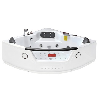 WANNA Z HYDROMASAŻEM Z PODGRZEWACZEM TIGA 604H BIAŁA 152x152 CM