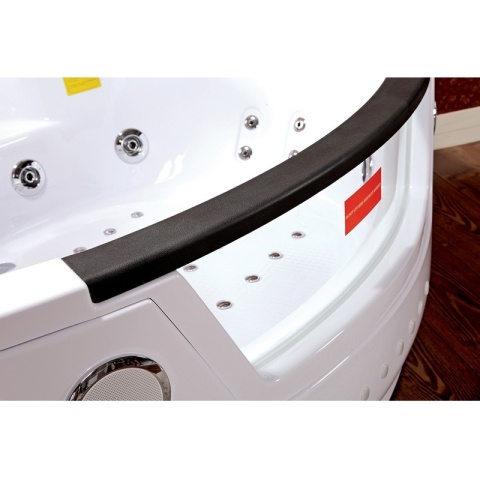 WANNA Z HYDROMASAŻEM Z PODGRZEWACZEM TIGA 604H BIAŁA 152x152 CM