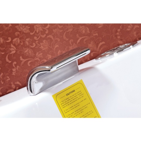 WANNA Z HYDROMASAŻEM Z PODGRZEWACZEM TIGA 604H BIAŁA 152x152 CM