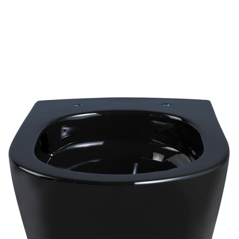 ZESTAW PODTYNKOWY WC STELAŻ GEBERIT DUOFIX MISKA FLOW-BL-TR-03 PRZYCISK DELTA 50 CZARNY MAT