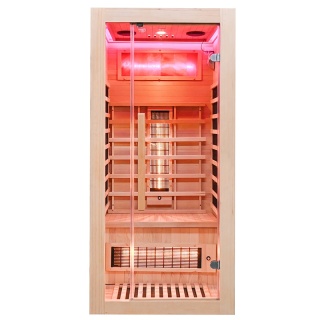 SAUNA SUCHA INFRARED NISKOTEMPERATUROWA ALTA1 1-2 OSOBOWA 90x90 CM