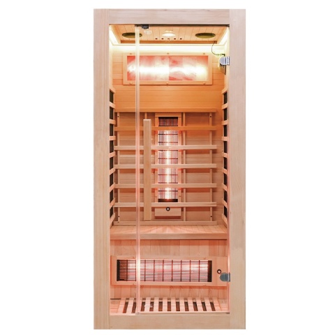 SAUNA SUCHA INFRARED NISKOTEMPERATUROWA ALTA1 1-2 OSOBOWA 90x90 CM