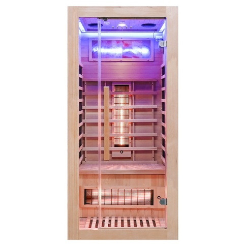 SAUNA SUCHA INFRARED NISKOTEMPERATUROWA ALTA1 1-2 OSOBOWA 90x90 CM
