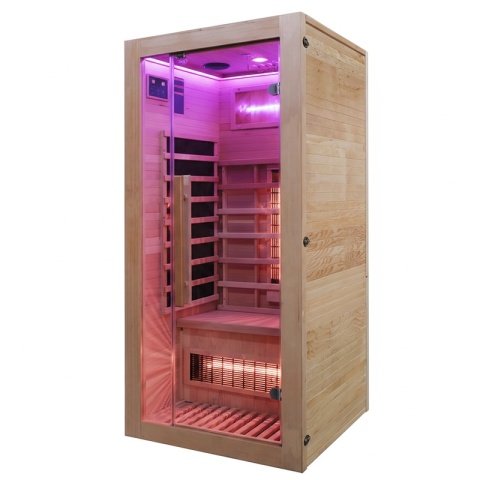 SAUNA SUCHA INFRARED NISKOTEMPERATUROWA ALTA1 1-2 OSOBOWA 90x90 CM
