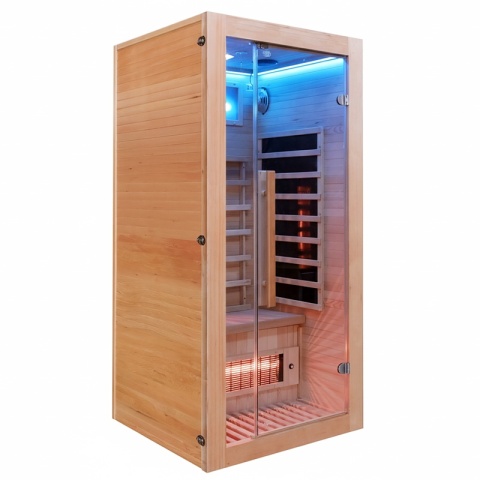 SAUNA SUCHA INFRARED NISKOTEMPERATUROWA ALTA1 1-2 OSOBOWA 90x90 CM