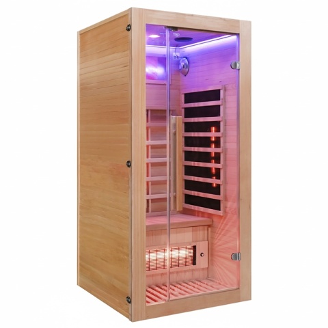 SAUNA SUCHA INFRARED NISKOTEMPERATUROWA ALTA1 1-2 OSOBOWA 90x90 CM