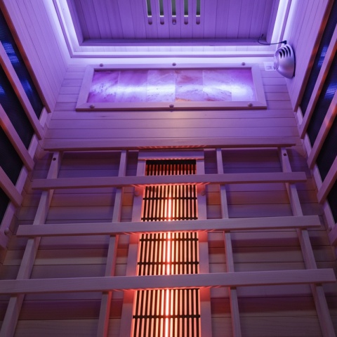SAUNA SUCHA INFRARED NISKOTEMPERATUROWA ALTA1 1-2 OSOBOWA 90x90 CM