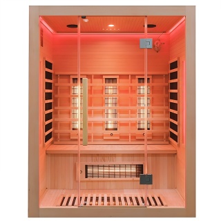 SAUNA SUCHA INFRARED NISKOTEMPERATUROWA ALTA3 3-4 OSOBOWA 150x120 CM
