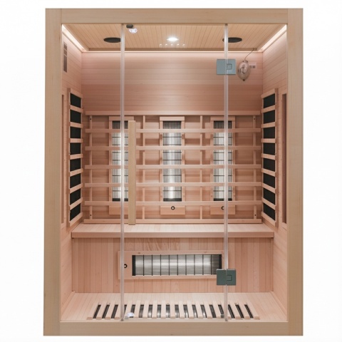 SAUNA SUCHA INFRARED NISKOTEMPERATUROWA ALTA3 3-4 OSOBOWA 150x120 CM
