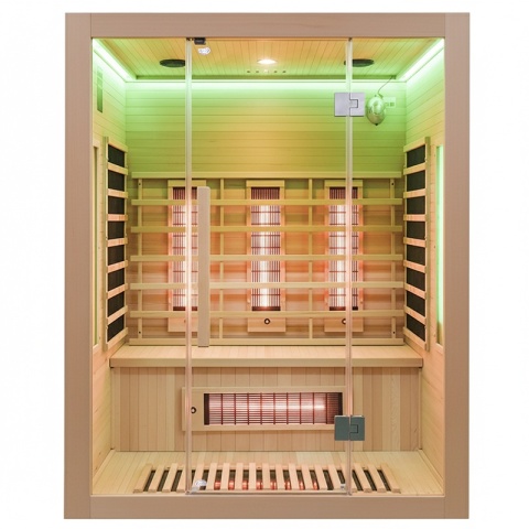 SAUNA SUCHA INFRARED NISKOTEMPERATUROWA ALTA3 3-4 OSOBOWA 150x120 CM