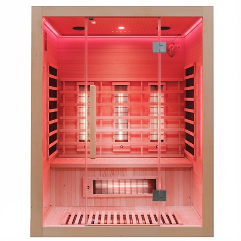 SAUNA SUCHA INFRARED NISKOTEMPERATUROWA ALTA3 3-4 OSOBOWA 150x120 CM
