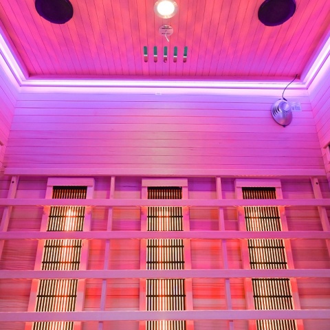 SAUNA SUCHA INFRARED NISKOTEMPERATUROWA ALTA3 3-4 OSOBOWA 150x120 CM