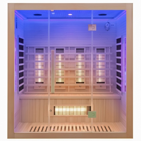 SAUNA SUCHA INFRARED NISKOTEMPERATUROWA ALTA5 3-4 OSOBOWA 175x120 CM