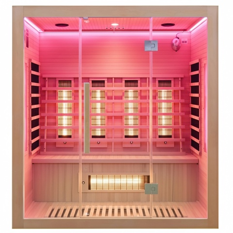 SAUNA SUCHA INFRARED NISKOTEMPERATUROWA ALTA5 3-4 OSOBOWA 175x120 CM