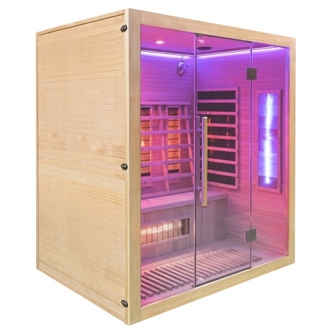 SAUNA SUCHA INFRARED NISKOTEMPERATUROWA ALTA5 3-4 OSOBOWA 175x120 CM