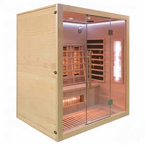 SAUNA SUCHA INFRARED NISKOTEMPERATUROWA ALTA5 3-4 OSOBOWA 175x120 CM