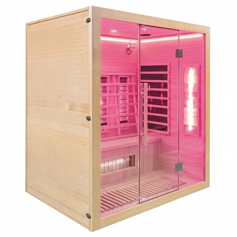 SAUNA SUCHA INFRARED NISKOTEMPERATUROWA ALTA5 3-4 OSOBOWA 175x120 CM