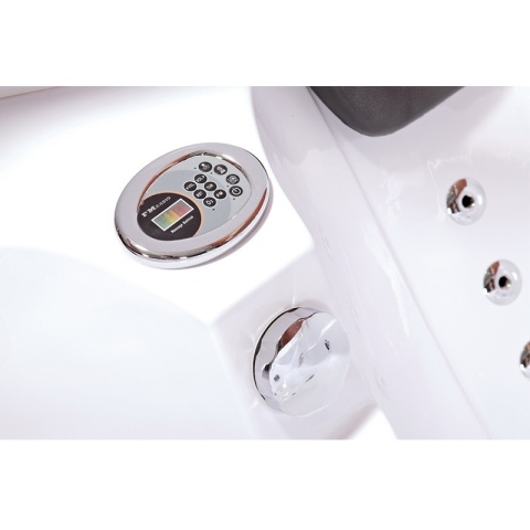 WANNA Z HYDROMASAŻEM CARMEN 631L LEWA BIAŁA 180x120 CM