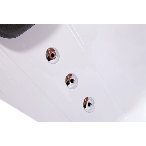 WANNA Z HYDROMASAŻEM CARMEN 631L LEWA BIAŁA 180x120 CM