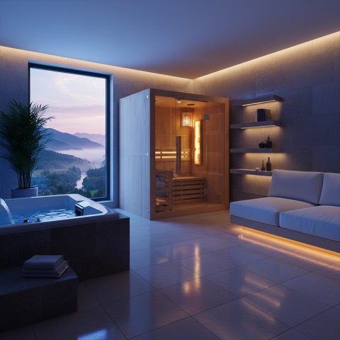 SAUNA FIŃSKA WYSOKOTEMPERATUROWA Z PIECEM KEMI3/HARVIA 4,5KW 3-4 OSOBOWA 150x120 CM